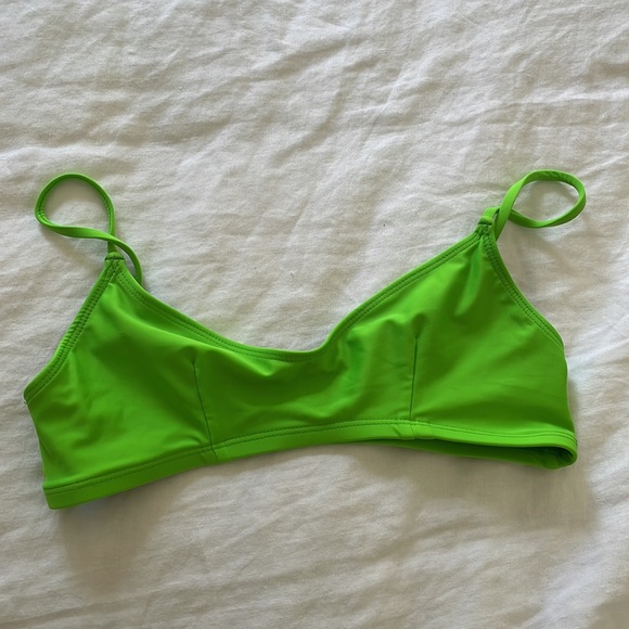 Lime Green Bikini Top - Picture 2 of 3